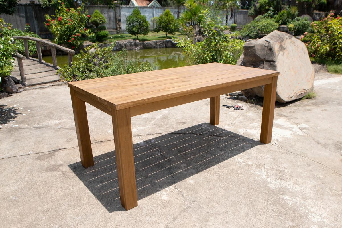Gartentisch Old Java Akazienholz L: 180 cm - Akaziefarben, Basics, Holz (180/90/78cm) - Acamp