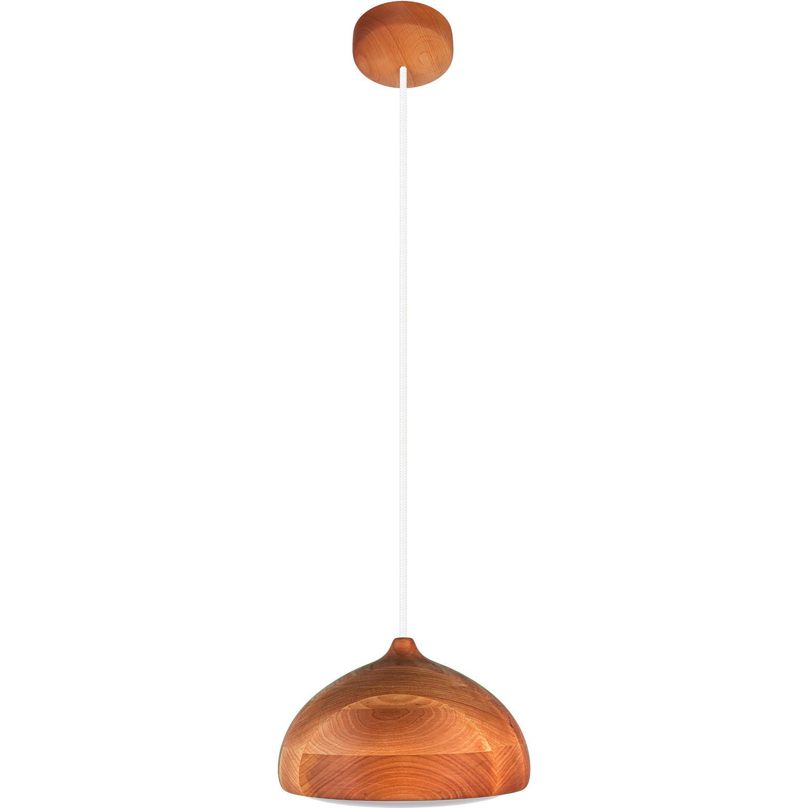 Hängeleuchte 8550232 Acorn II - Erlefarben/Weiß, Natur, Holz (22,5/90-140cm)