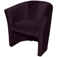 Koktélfotel Jazz - padlizsán, Design, textil (75/76/65cm) - MID.YOU