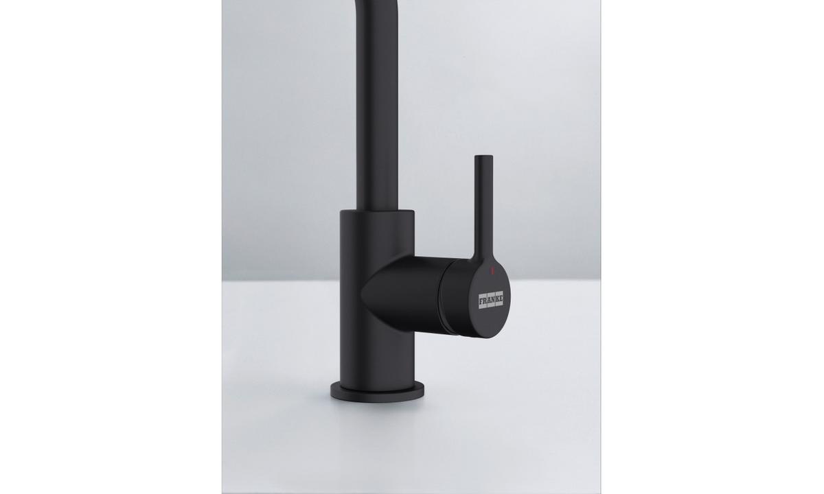 Küchenarmatur Lina L - Schwarz, MODERN, Kunststoff (28,4cm) - Franke