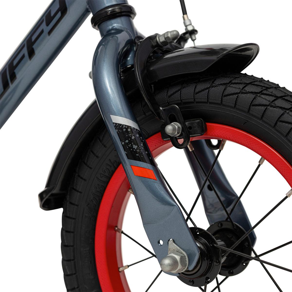Kinderfahrrad Pro Thunder Grau, 12 Zoll - Grau, Basics, Metall (51/72/84,7cm)