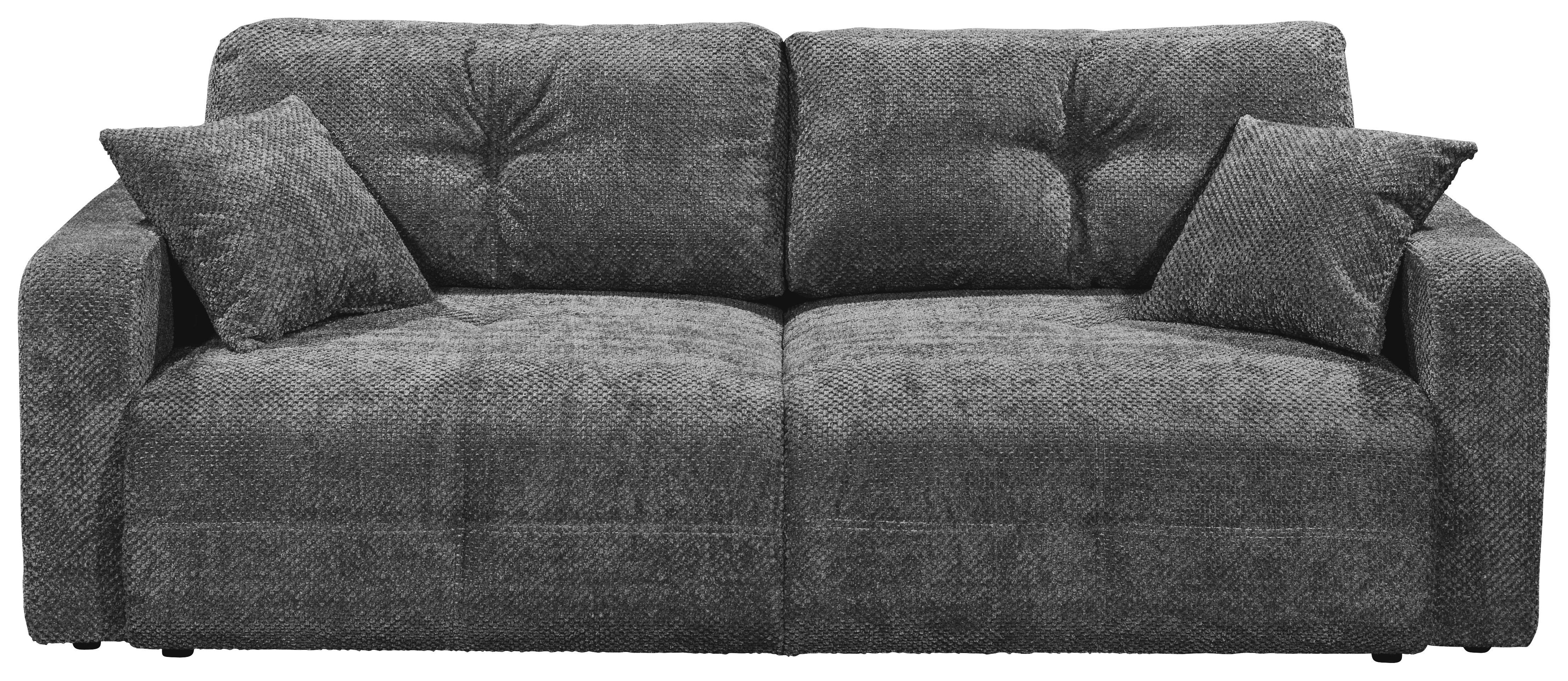 Schlafsofa Bullet Anthrazit B: 235 Cm - Anthrazit/Schwarz, KONVENTIONELL, Textil (235/88/120cm) - MID.YOU