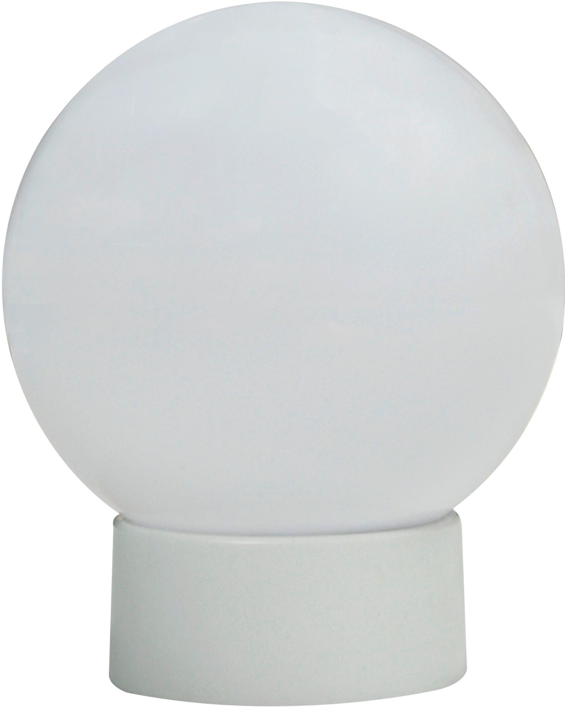LED-Wandleuchte 1-Flammig, für In- und Outdoor - Weiß, Basics, Kunststoff (15/18cm)