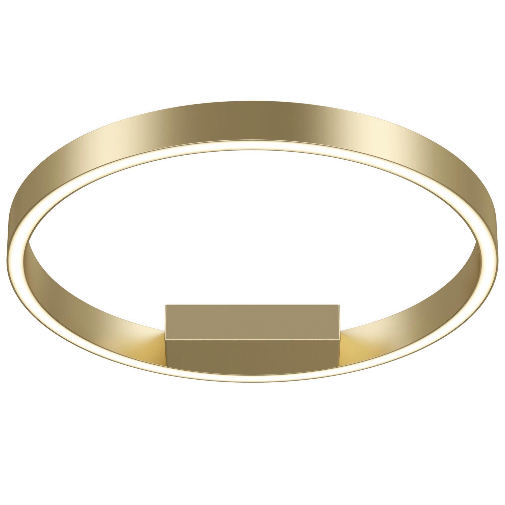 Deckenleuchte Rim - Messingfarben, Trend, Metall (40/3,5cm) - MAYTONI