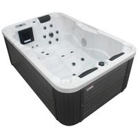 Whirlpool Kunststoff Xxl1908 205x130x70 Cm - Schwarz/Weiß, Basics, Kunststoff (130/205/70cm)