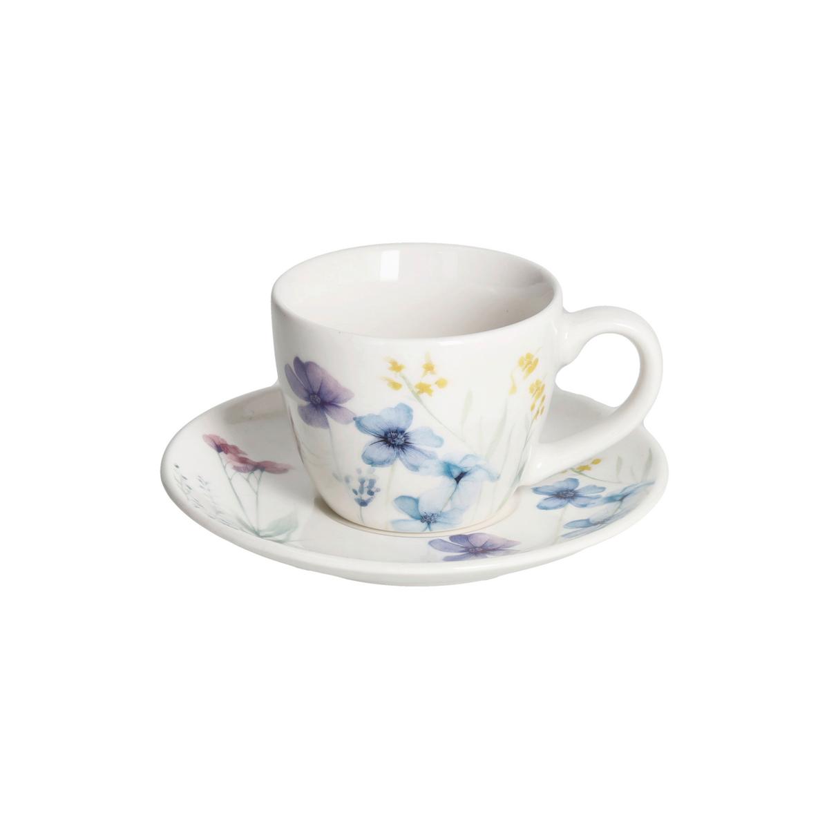 Kaffeetassenset Florenne 12-Tlg. Keramik Multicolor - Multicolor, Basics, Keramik - Tognana