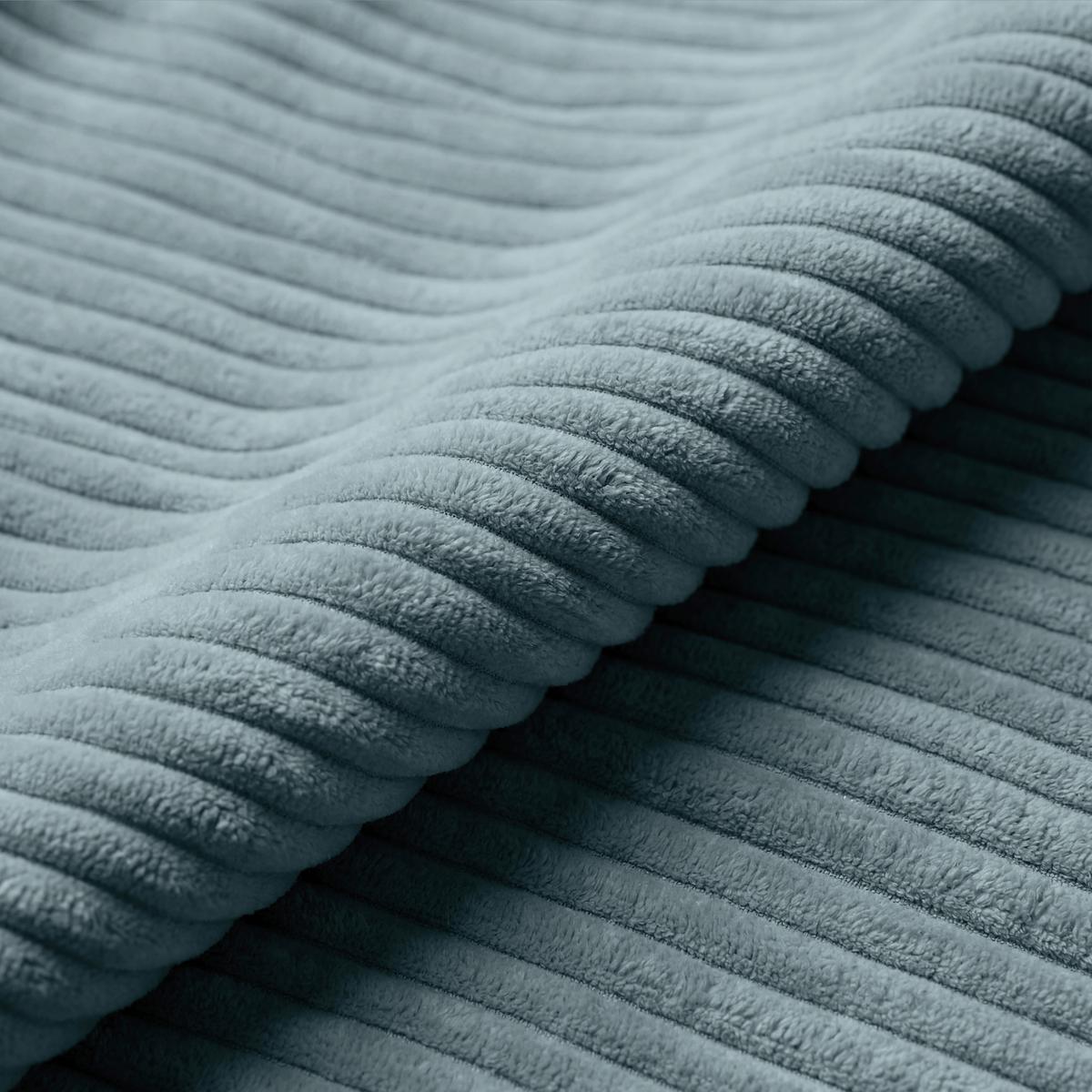 Rohová sedačka PEDRO, levá, petrolejový manšestr - petrolej/černá, Moderní, textil/plast (190/300cm) - Mömax