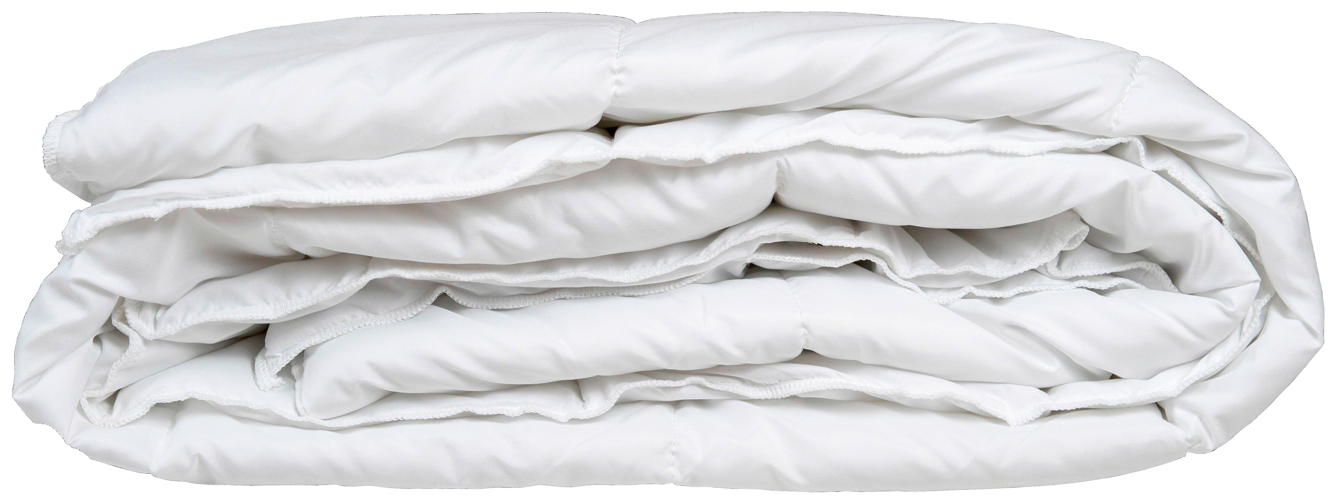 Steppdecke Soft Classic Mono Weiß, Bxl: 155x220 Cm - Weiß, LIFESTYLE, Textil (155/220cm)