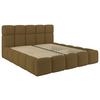 Polsterbett Cloudy Braun, Lf: 180x200 cm - Braun, Trend, Holz/Holzwerkstoff (180/200cm) - Luca Bessoni