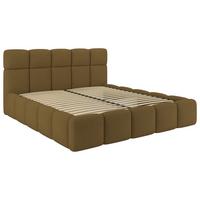 Polsterbett Cloudy Braun, Lf: 180x200 Cm - Braun, Trend, Holz/Holzwerkstoff (180/200cm) - Luca Bessoni