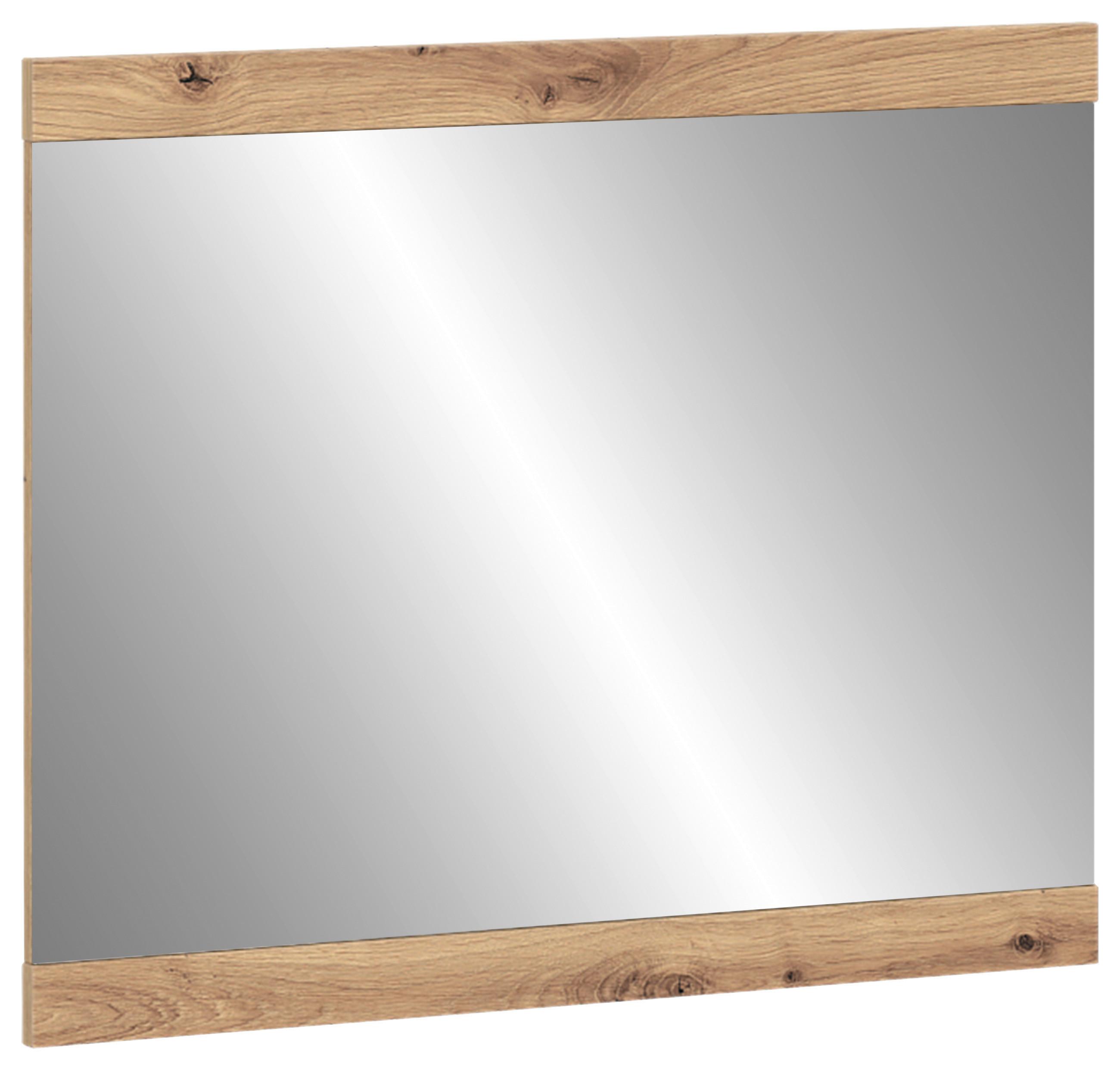 Spiegel Turino Eichefarben Dekor B: 86 cm - Eichefarben, MODERN, Glas/Holzwerkstoff (86/72/2,2cm)