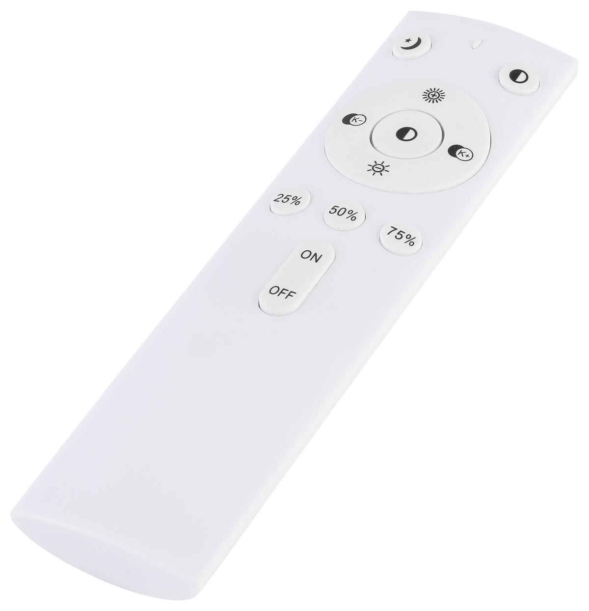 Led-deckenleuchte L: 37,5 Cm - Schwarz/Weiß, Design, Kunststoff/Metall (37,5/37,5/6cm) - Luca Bessoni