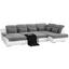 Wohnlandschaft in U-Form Multi 184x345x228 cm - Sandfarben/Chromfarben, MODERN, Textil (184/345/228cm) Wohnlandschaft in U-Form Multi 184x345x228 cm - Sandfarben/Chromfarben, MODERN, Textil (184/345/228cm)