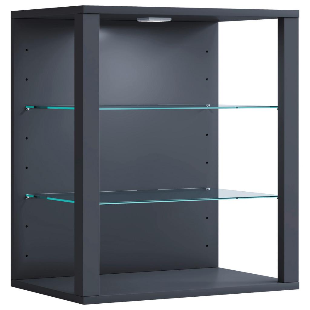 HÄNGEVITRINE Glasol Anthrazit B: 52 cm