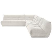Ecksofa Giselle Weiß S: 285x315 cm - Weiß, Trend, Textil (285/315cm) - Livetastic