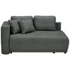 Chaiselongue Nello - Anthrazit/Schwarz, KONVENTIONELL, Textil (93/73/171cm) - MID.YOU