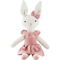 Kuscheltier Sweety - Rosa/Weiß, Textil (12/35cm) - BUNINO
