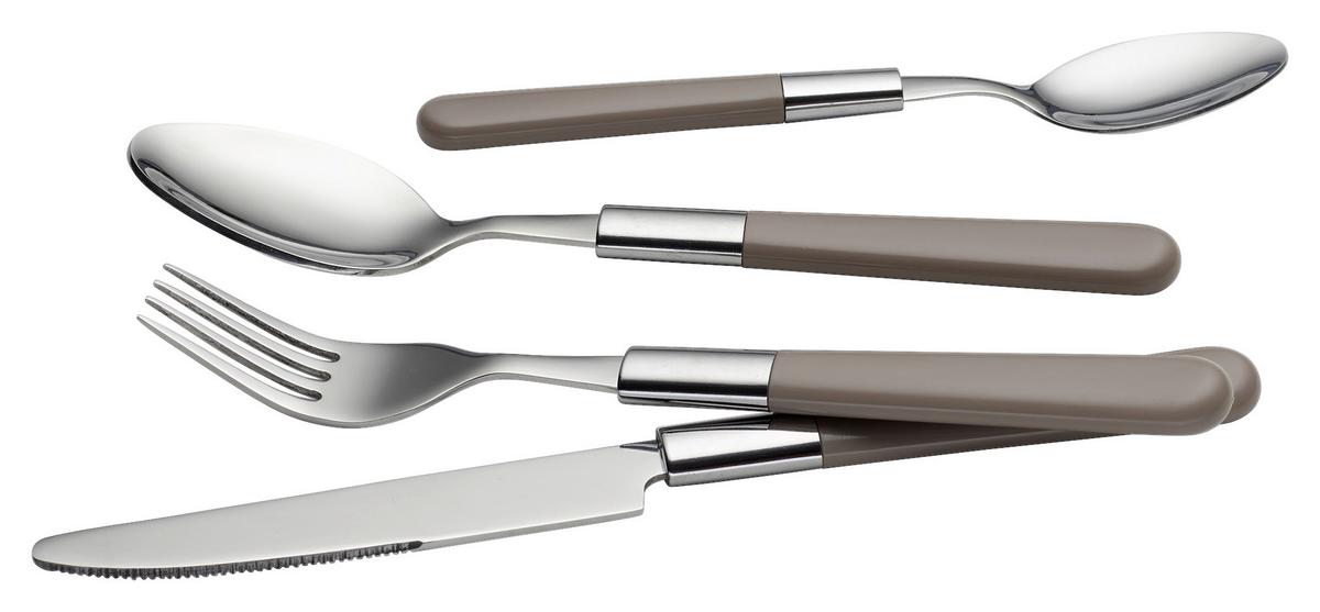 Besteckset Echtwerk Besteckset "bistro" - Grau, Design, Metall - Echtwerk