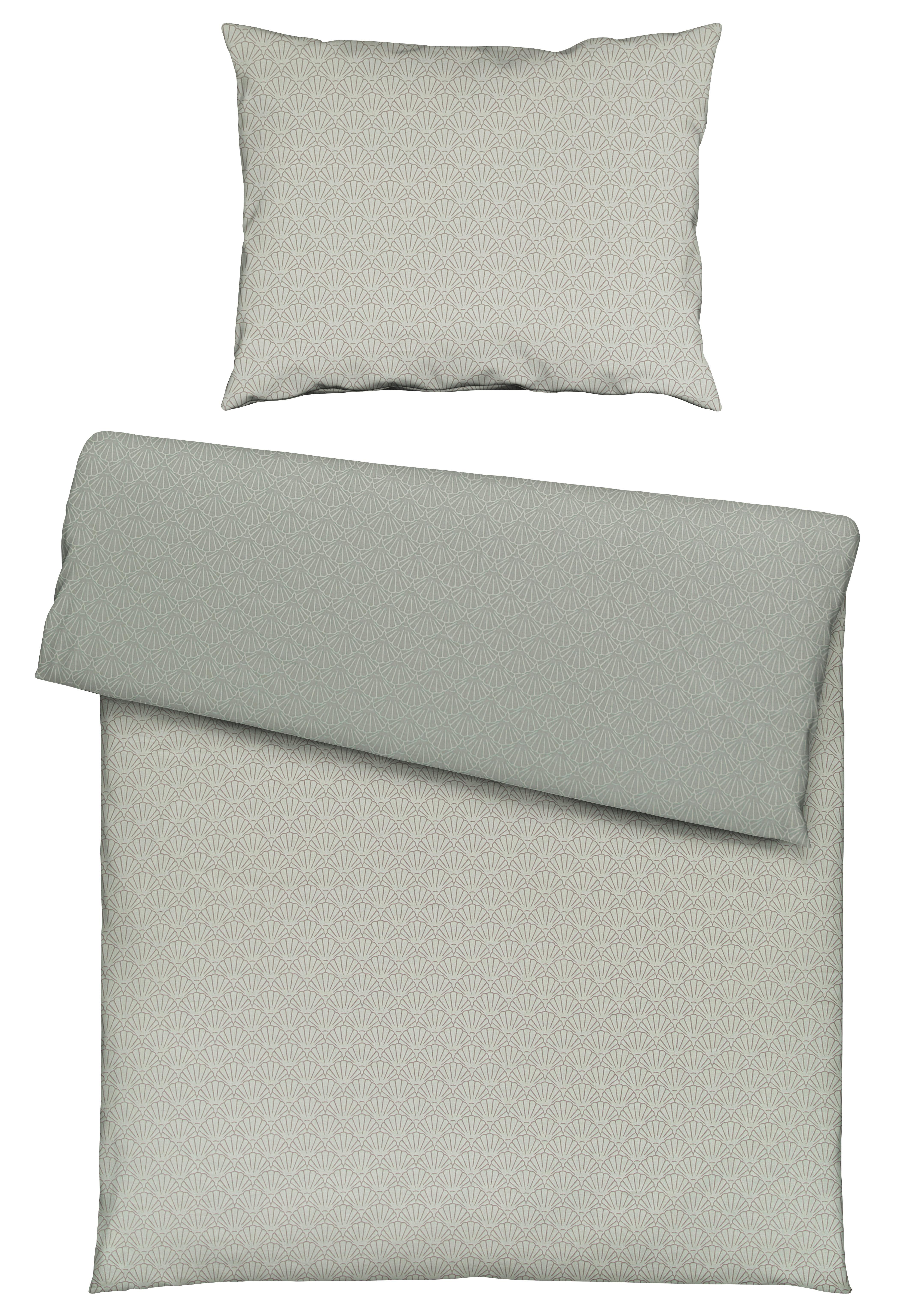 POVLEČENÍ SHELL, ca. 90x70/140x200 cm - šedá, textil (140/200cm) - Mömax