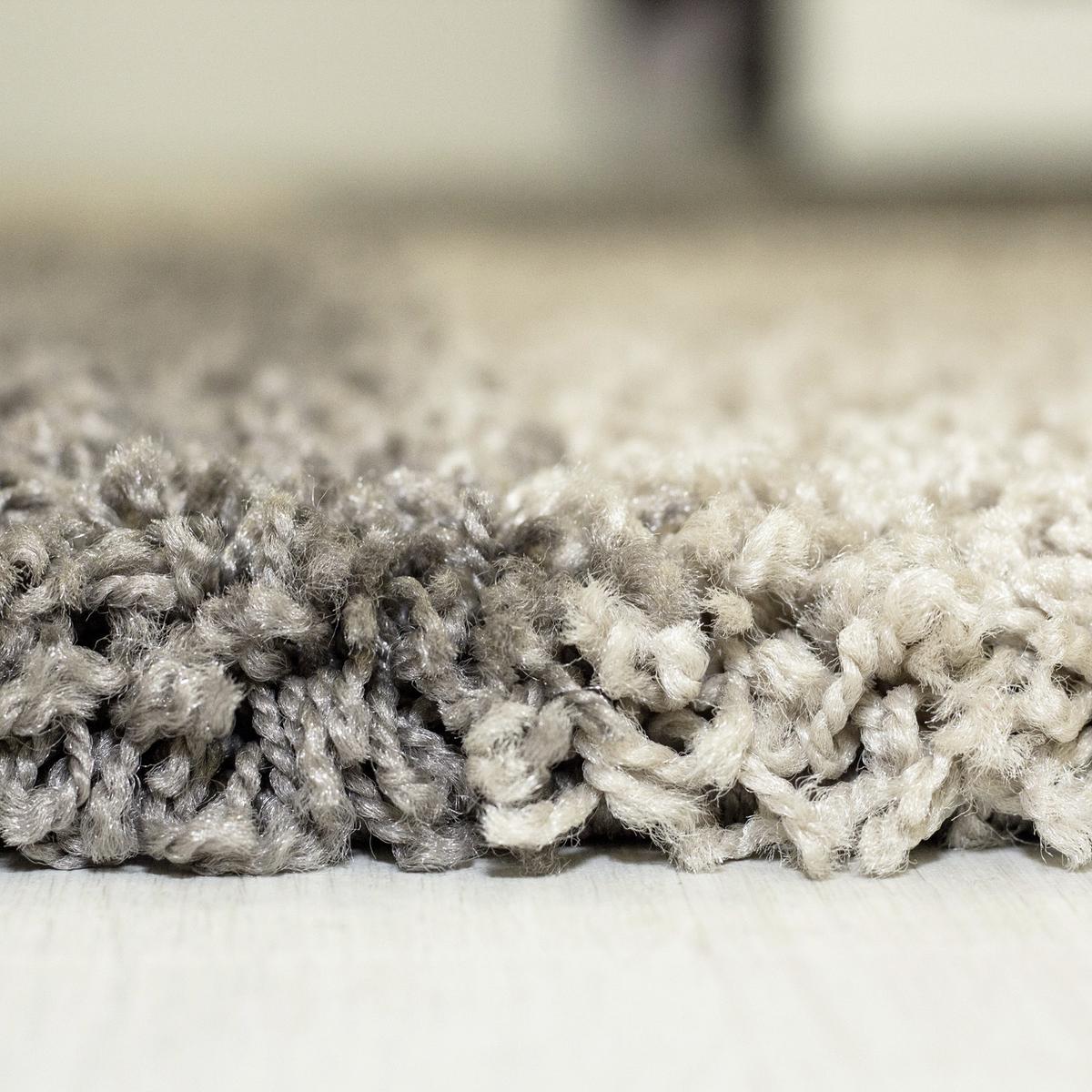 Hochflor Teppich Taupe Gala 80x250 cm - Taupe, Design, Textil (80/250cm)