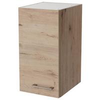 Horní kuchyňská skříňka Riva H30 30cm - dub San Remo/barvy nerez oceli, Moderní, kov/kompozitní dřevo (30/54,8/32cm)