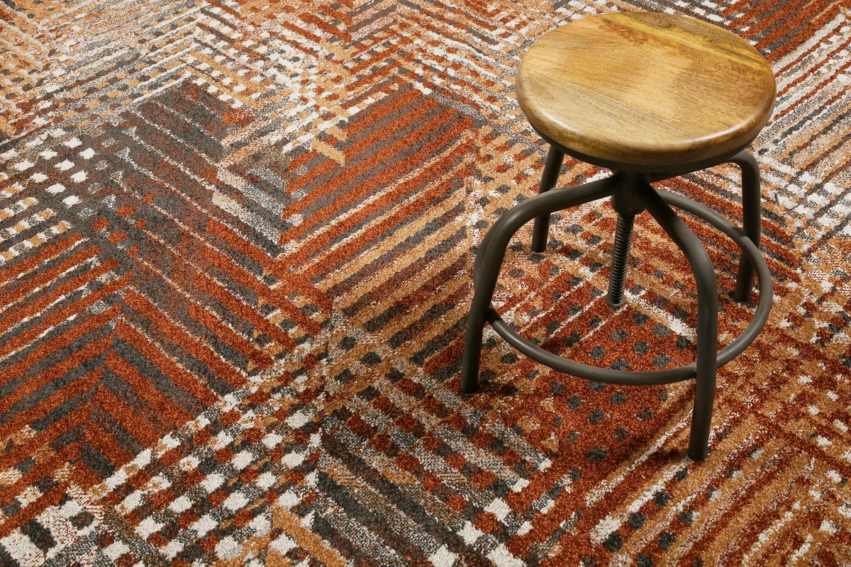 Webteppich Brau/rost, Bxl: Ca. 80x150 Cm - Rostfarben/Braun, KONVENTIONELL, Textil (80/150cm) - Esprit