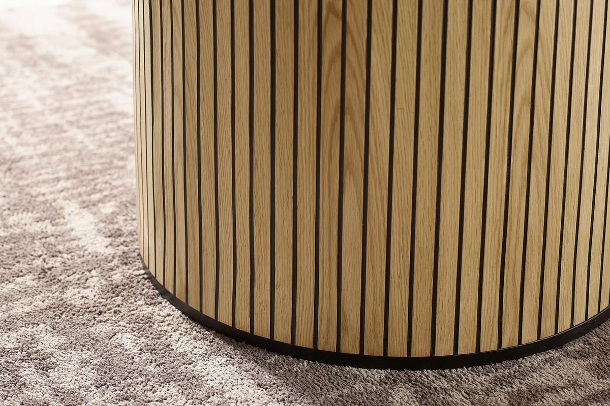 Esstisch Naturfarben/schwarz B: 120 Cm - Schwarz/Naturfarben, MODERN, Holz/Holzwerkstoff (120/120/75cm) - Livetastic