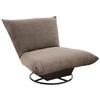 Relaxsessel Cremona Polyester Dunkelbraun - Dunkelbraun/Schwarz, Design, Textil (100/78/96cm) - Livetastic