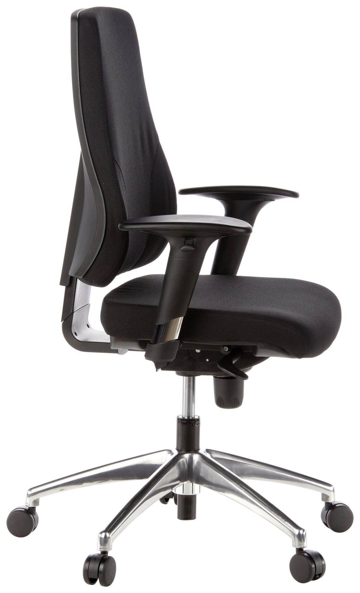 Drehstuhl Pro-Tec 200 Schwarz - Schwarz, MODERN, Kunststoff/Textil (60/126/45cm) - MID.YOU