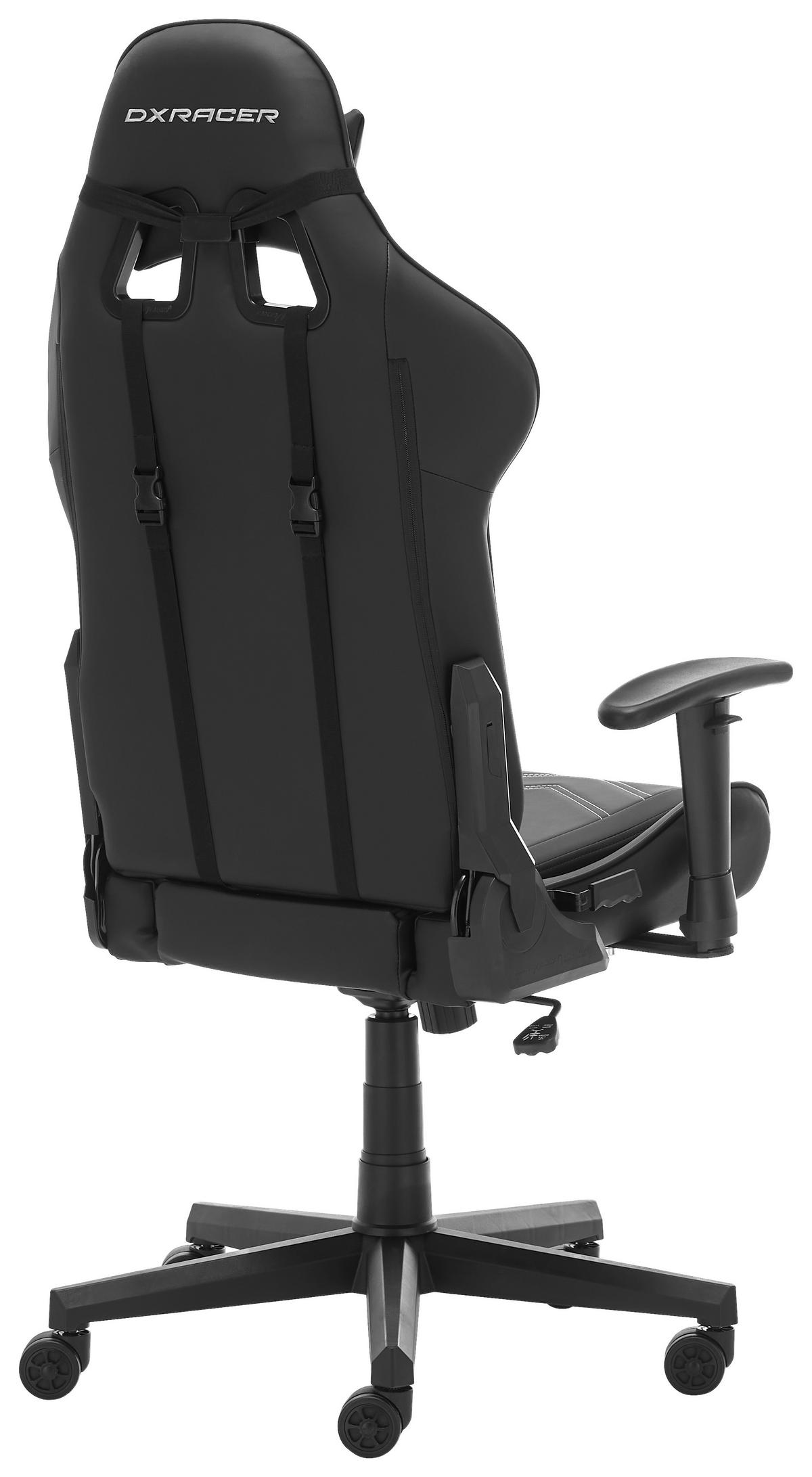 Herní židle PRINCE -EXKLUSIV- - bílá/černá, Moderní, textil/plast (67/126/67cm) - Dxracer