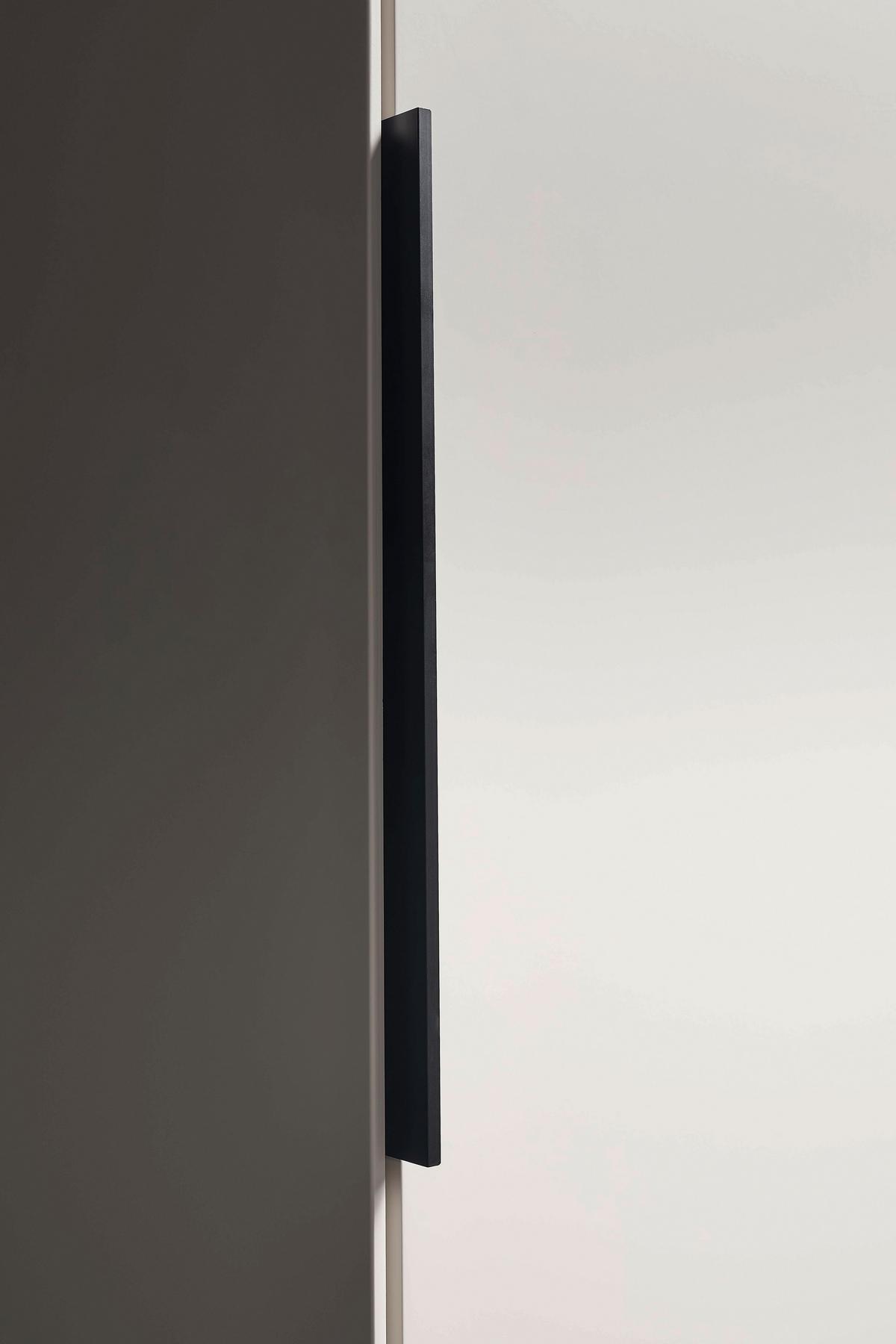 Waschbeckenunterschrank Vaduz Kashmir, B: 60cm - Kaschmir/Schwarz, Trend, Holzwerkstoff (60/60/33cm)