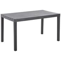Gartentisch Kunststoff L 138 cm - Anthrazit, MODERN, Kunststoff (138/72/78cm) - Ambia Garden