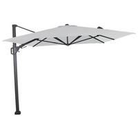 Ampelschirm Sunset N+ BxHxT 350x 252x260 cm Anthrazit/Grau - Anthrazit/Grau, KONVENTIONELL, Textil/Metall (350/260cm) - Siena Garden