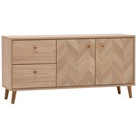LOWBOARD Visby Eichefarben B: 109cm - Eichefarben, Design, Holzwerkstoff (109/54,1/33,05cm) - MID.YOU