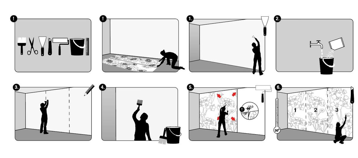 Vliestapete P014-Vd3 Artdeco - Goldfarben/Grün, Design, Papier (300/250cm)