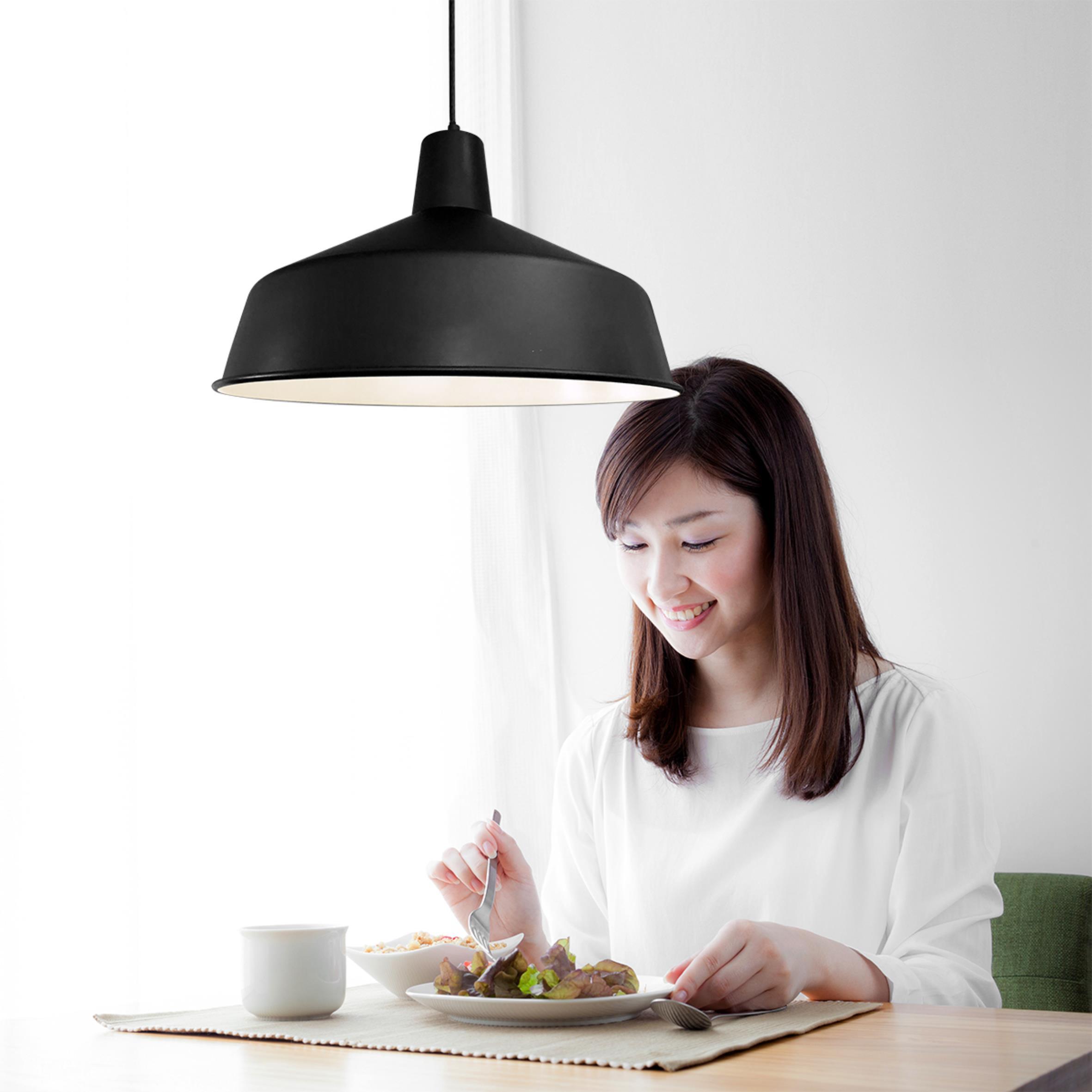Pendelleuchte Blackmoon - Schwarz, Trend, Metall (40/35/40cm)