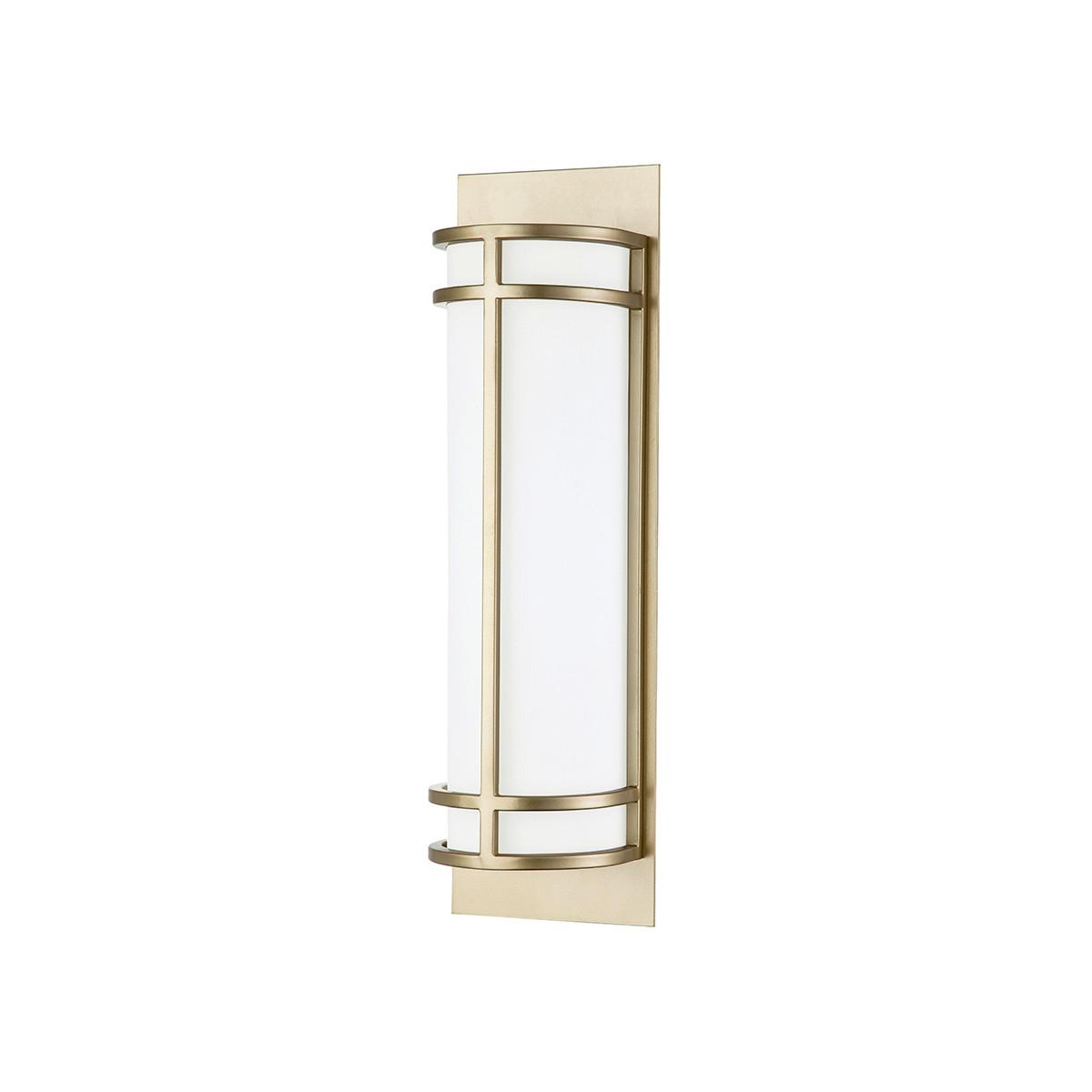 WANDLEUCHTE FE-FUSION2-PNBR - Messingfarben, KONVENTIONELL, Glas/Metall (43.2/12.7/10.2cm) - Elstead Lighting