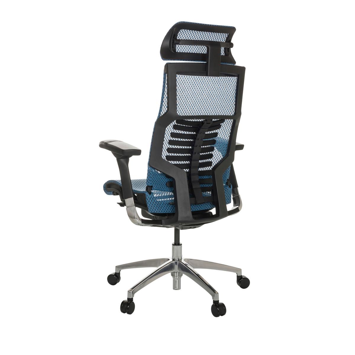 Drehstuhl Dynafit Ii - Blau/Silberfarben, Basics, Kunststoff/Textil (67/119-135/60cm) - MID.YOU