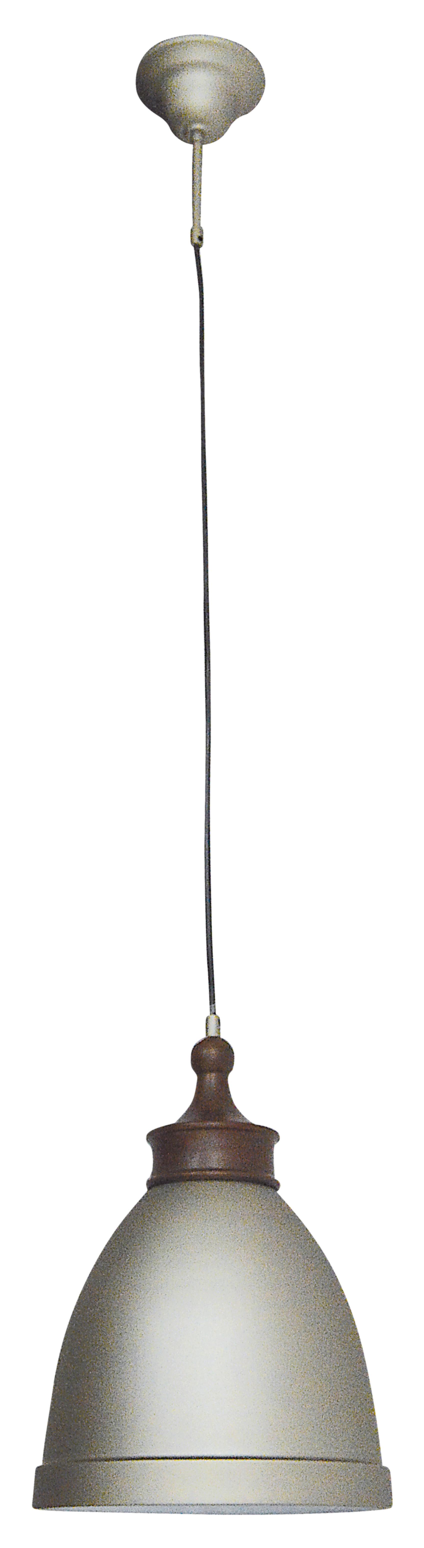Hängeleuchte Näve H: 36,5 cm 1-Flammig - Silberfarben, LIFESTYLE, Metall (25/36,5cm) - Näve