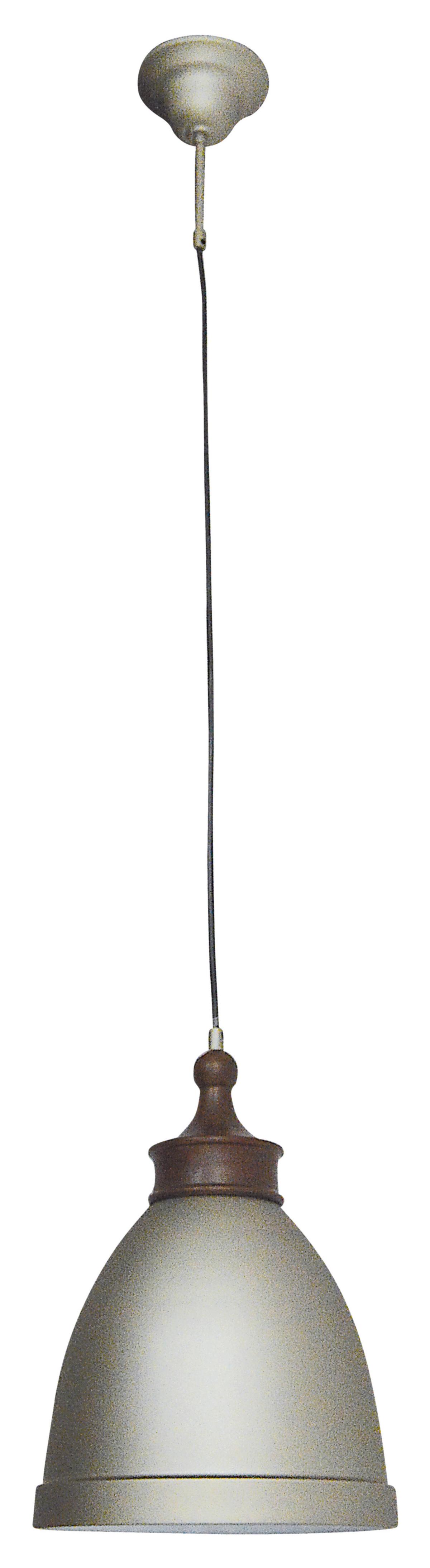 Hängeleuchte Näve H: 36,5 cm 1-Flammig - Silberfarben, LIFESTYLE, Metall (25/36,5cm) - Näve