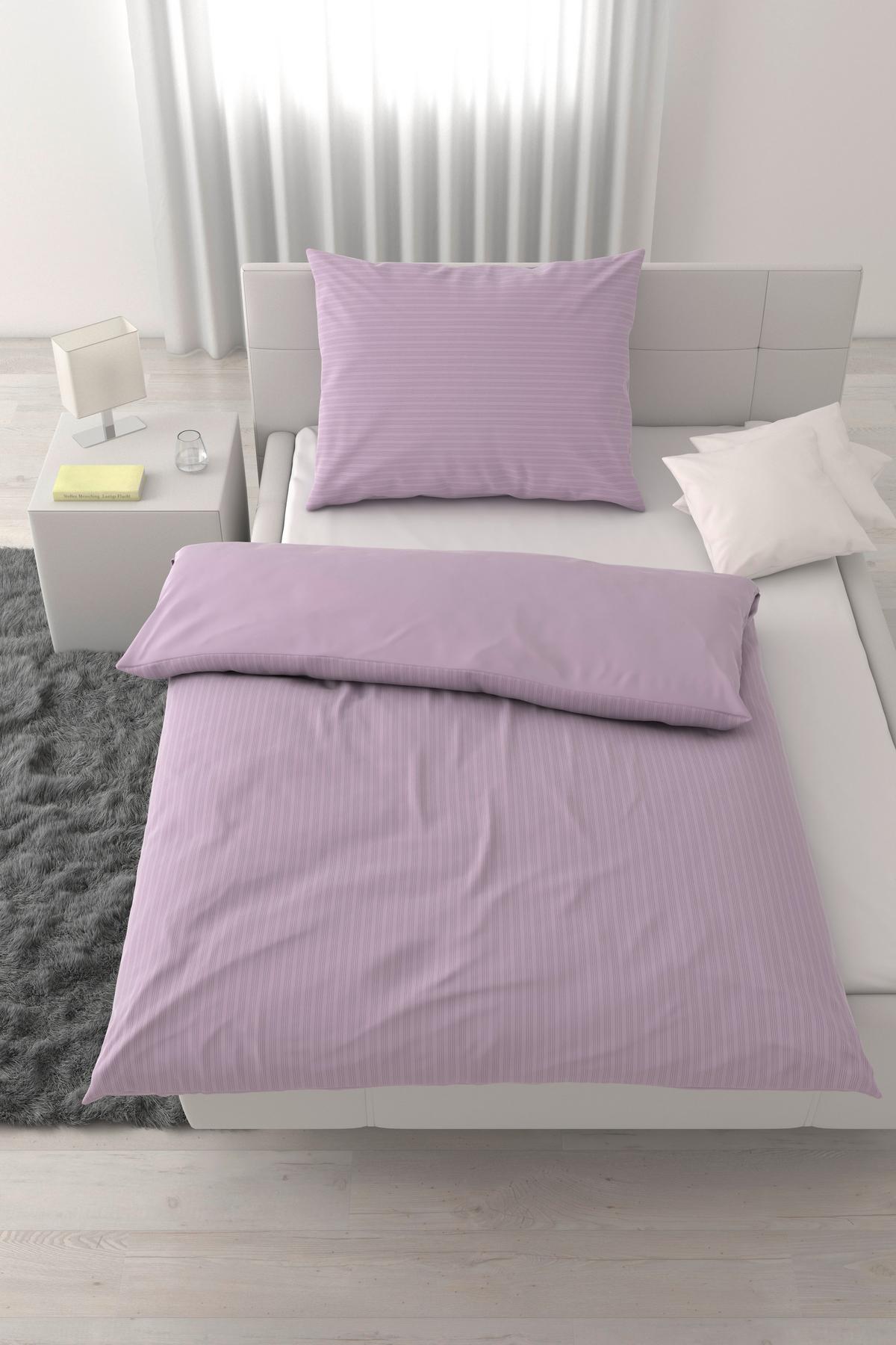 POVLEČENÍ CRINKLE - šeříková, textil (140/200cm) - Mömax