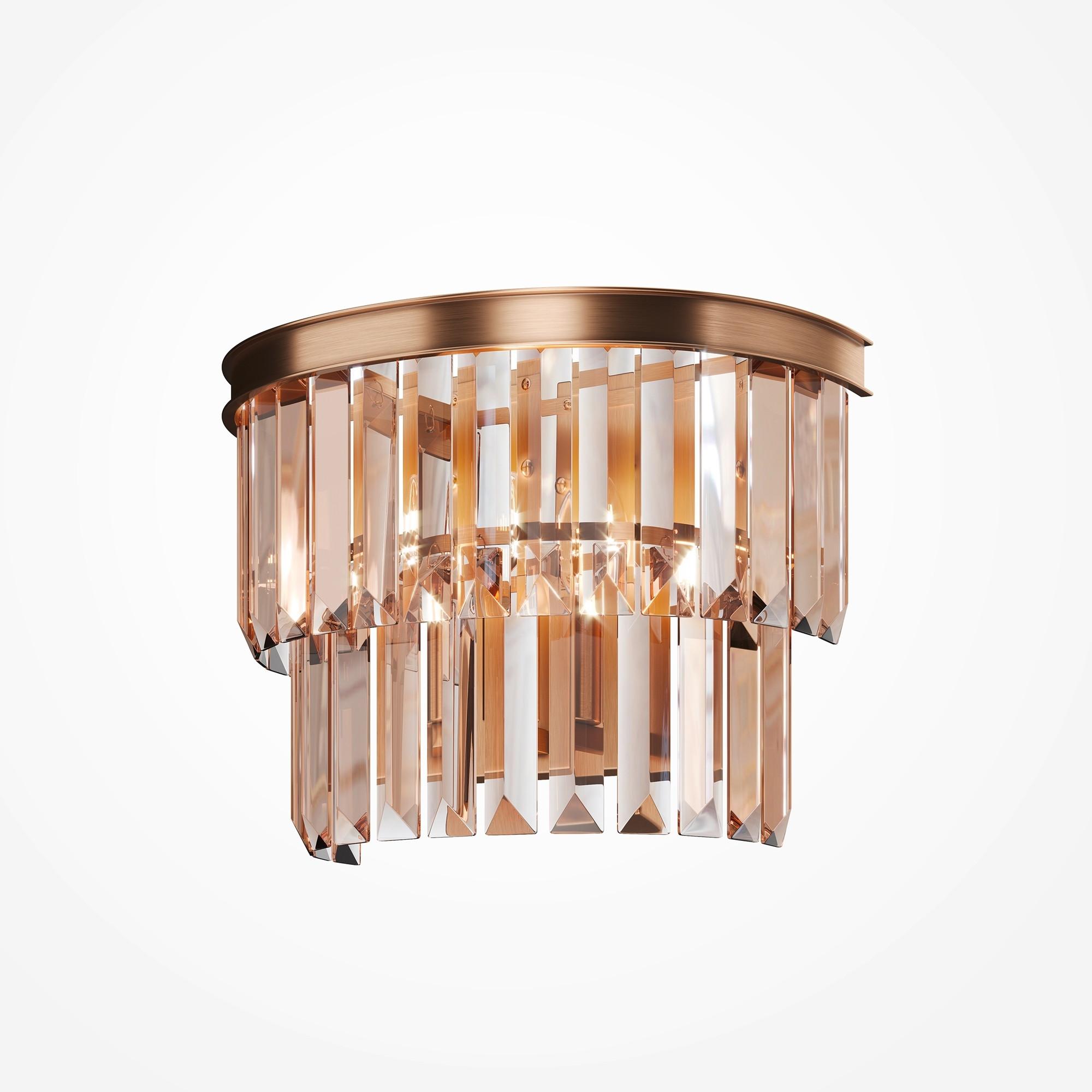 Wandleuchte Revero - Goldfarben, Trend, Glas/Metall (16.5/33/24,5cm) - MAYTONI