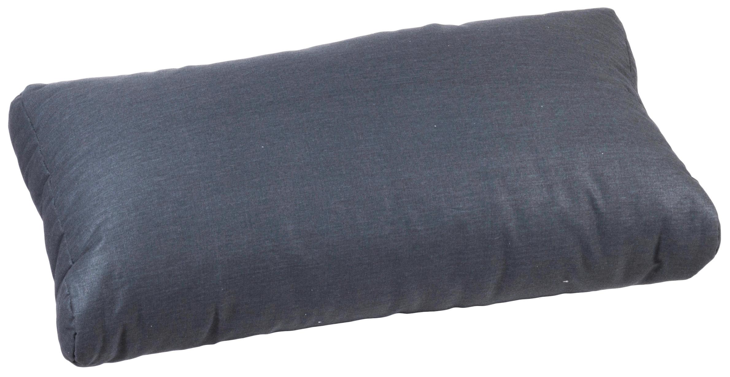Loungekissen Rückenkissen 80x40 cm Anthrazit - Anthrazit, Basics, Textil (80/40/20cm) - Gardenson