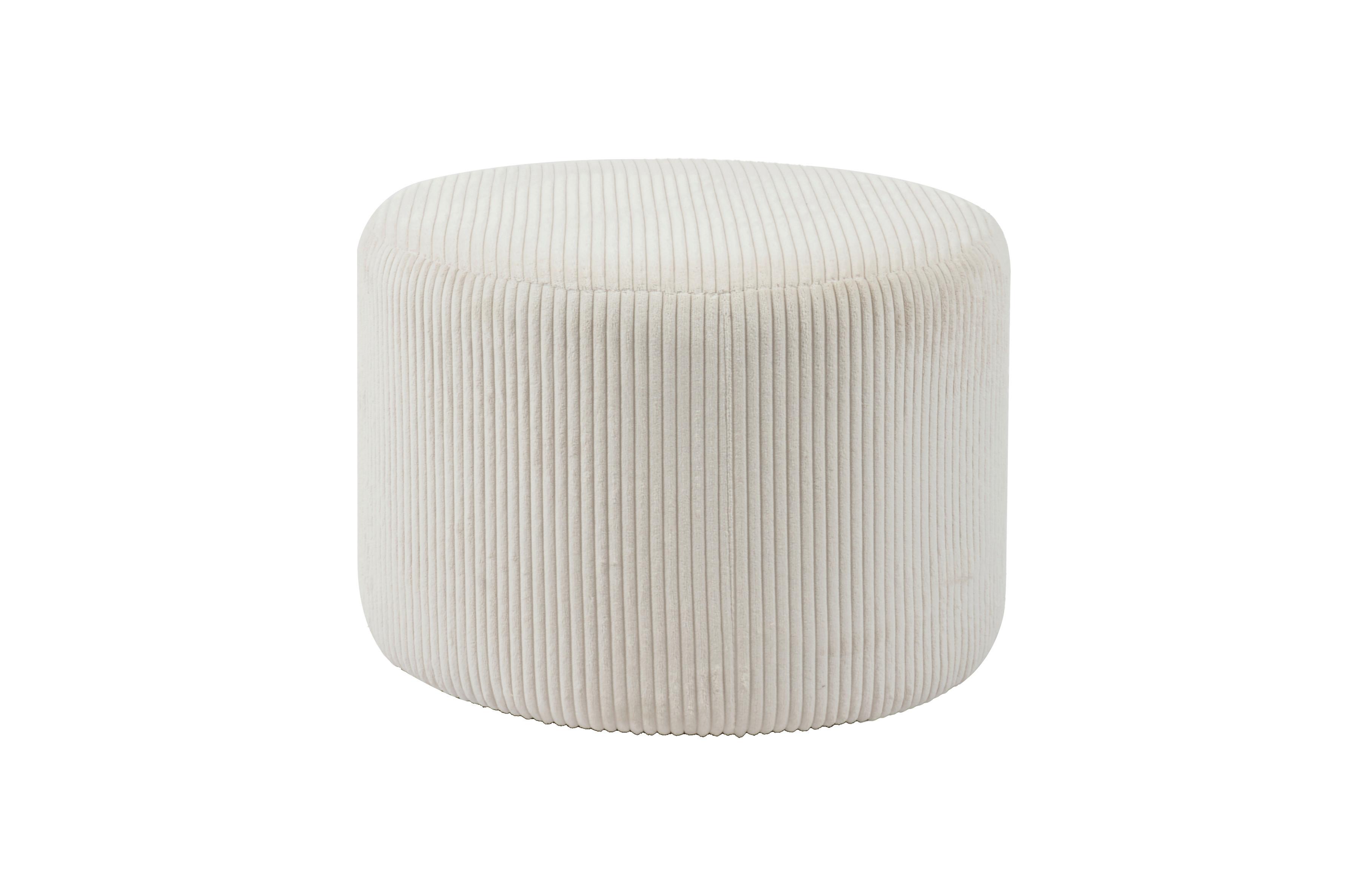 Hocker Beige B: 55 Cm - Beige, MODERN, Textil (55/38/55cm) - Livetastic