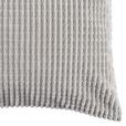 Zierkissen Halina 45x45 cm Fleece Silber mit Zipp - Silberfarben, MODERN, Textil (45/45cm) - Luca Bessoni