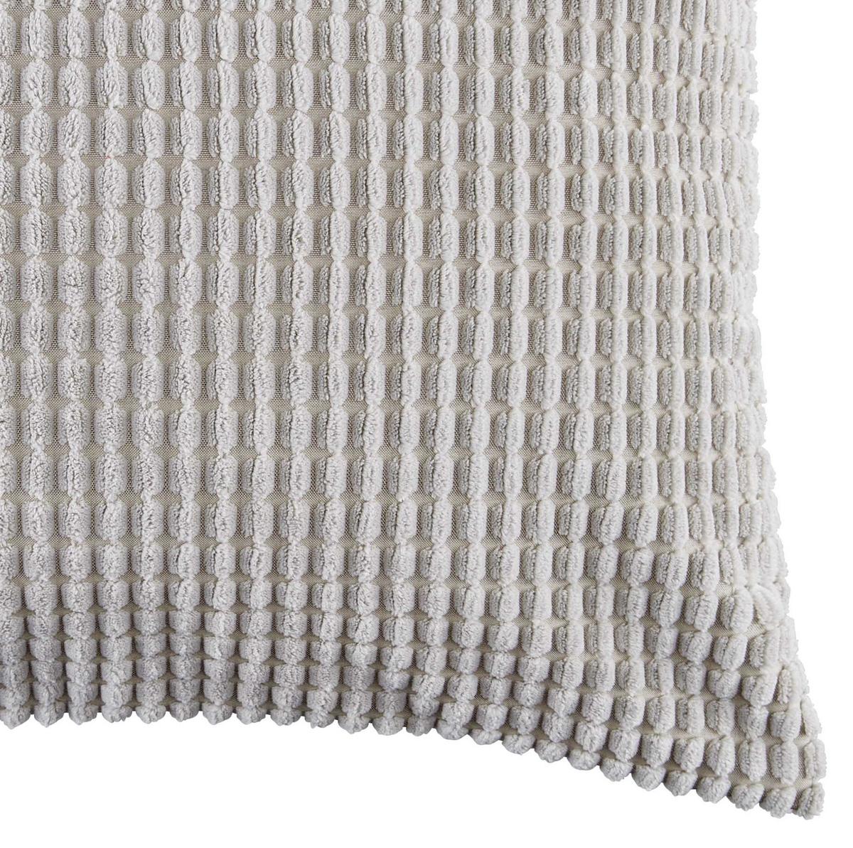 Díszpárna Halina Kb. 45/45cm - ezüst, Modern, textil (45/45cm) - Luca Bessoni