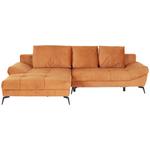 Ecksofa Mia - Gelb/Goldfarben, MODERN, Holz/Holzwerkstoff (187/301cm) - Luca Bessoni