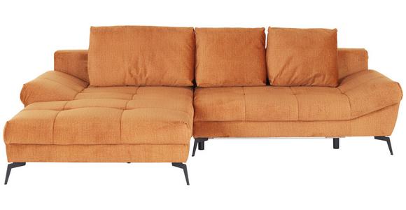 Ecksofa Mia - Gelb/Goldfarben, MODERN, Holz/Holzwerkstoff (187/301cm) - Luca Bessoni