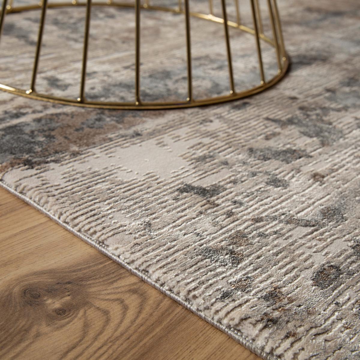 Webteppich Taupe My Jewel Of Obsession 140x200 cm - Taupe, KONVENTIONELL, Textil (140/200cm) - Obsession