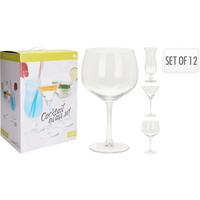 Sada sklenic COCKTAIL GLASSES SET - Basics, sklo (8/8/21cm)